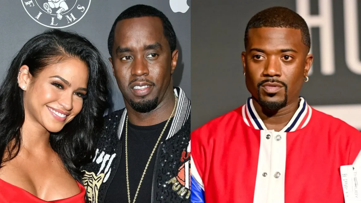 Diddy with Cassie and Ray J.