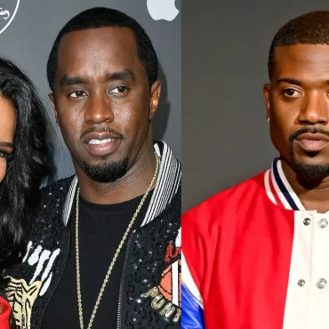 Diddy with Cassie and Ray J.