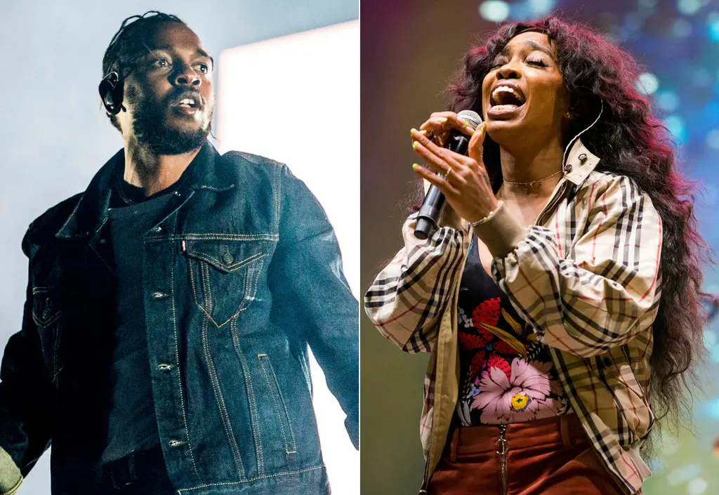 Kendrick Lamar Gives SZA Her Flowers